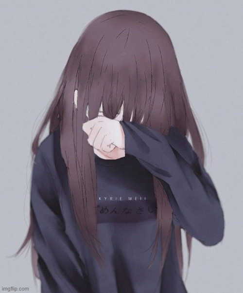 anime girl crying | image tagged in anime girl crying | made w/ Imgflip meme maker