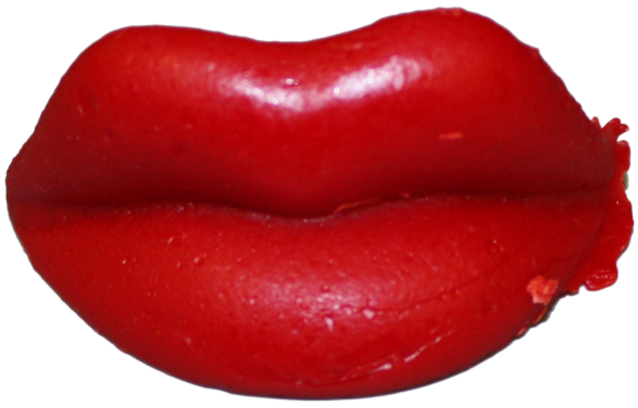 Wax lips transparent Blank Meme Template