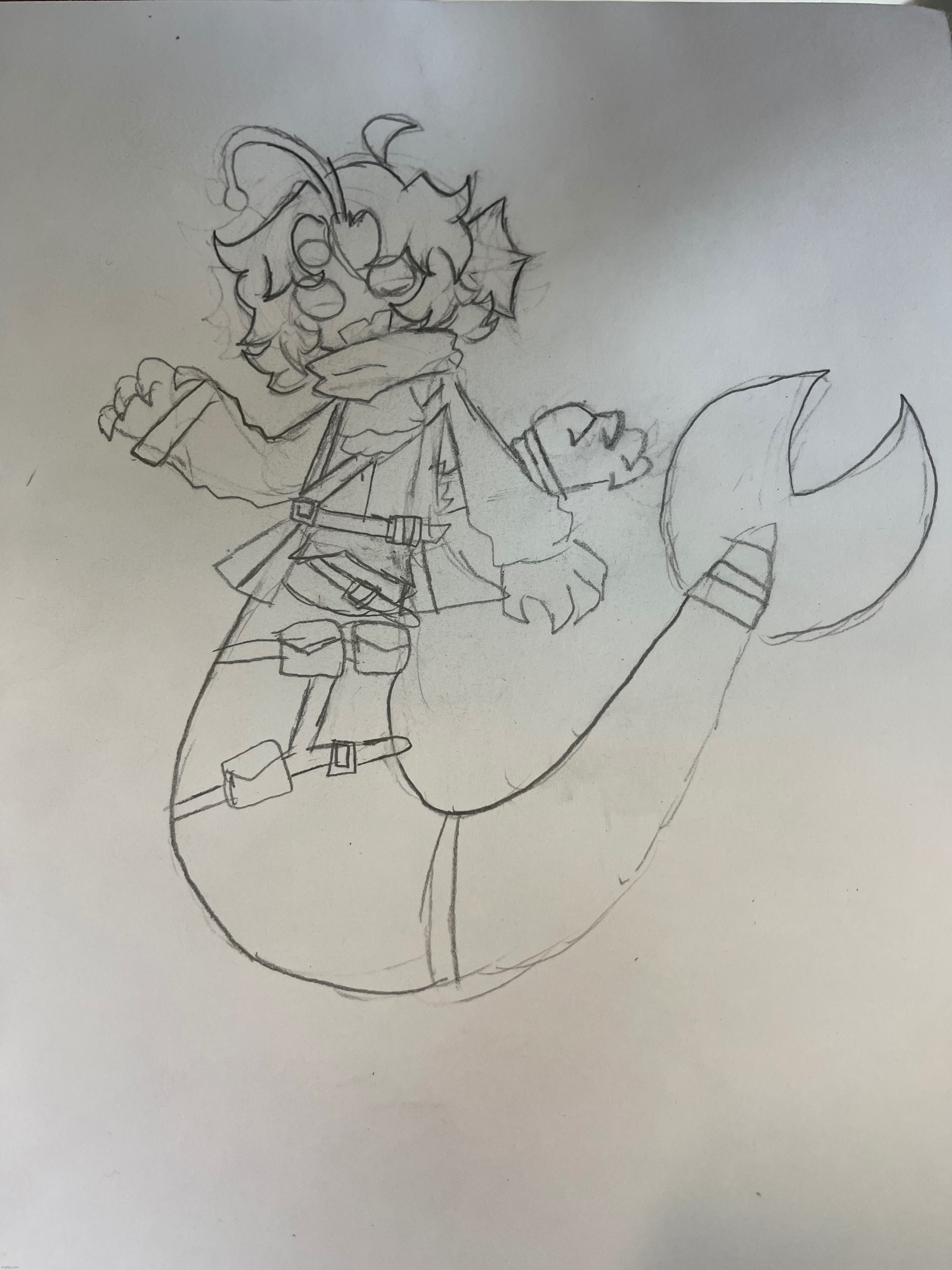 the-goth-chicken's request!! I gave up on the tail smh | made w/ Imgflip meme maker