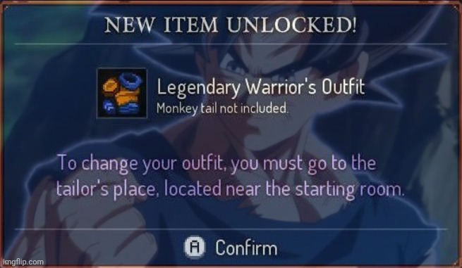 DBZ reference in Dead Cells | made w/ Imgflip meme maker