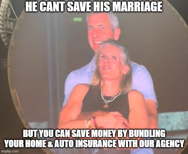 Cheating Coldplay | HE CANT SAVE HIS MARRIAGE; BUT YOU CAN SAVE MONEY BY BUNDLING YOUR HOME & AUTO INSURANCE WITH OUR AGENCY | image tagged in cheating coldplay | made w/ Imgflip meme maker