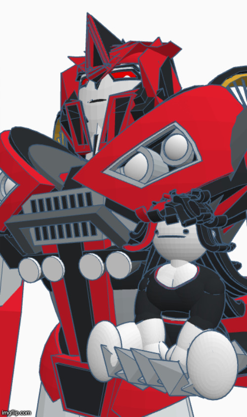 if I was transphobic then why would I 3d model a transformer | made w/ Imgflip meme maker
