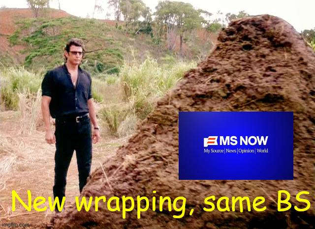Jeff Goldblum Jurassic Park Poo | New wrapping, same BS | image tagged in jeff goldblum jurassic park poo | made w/ Imgflip meme maker