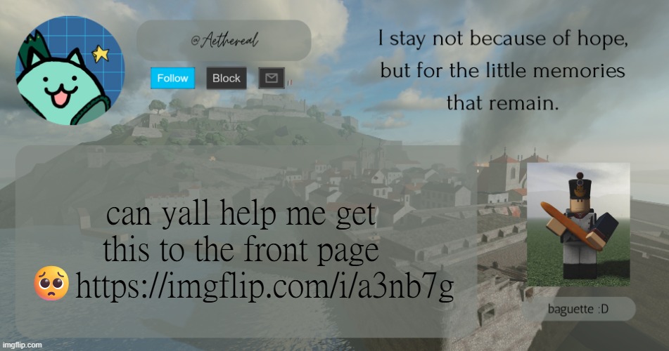 hello | can yall help me get this to the front page 🥺https://imgflip.com/i/a3nb7g | image tagged in hello | made w/ Imgflip meme maker