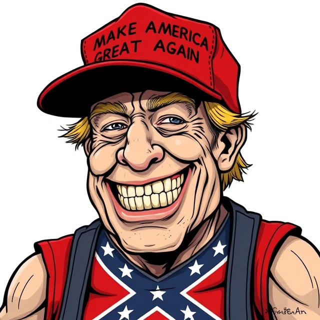 MAGA HILLBILLY Blank Meme Template