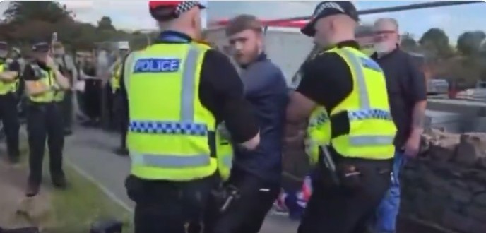 British bacon arrest Blank Meme Template