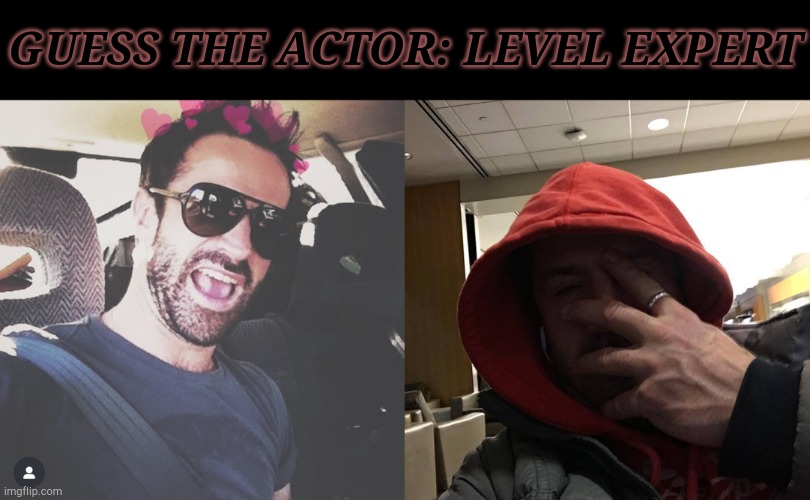 Hehehehehehehehehehehe | GUESS THE ACTOR: LEVEL EXPERT | image tagged in just some stuff i found,instagram,guess the actor,supernatural,only hint i can give,its prob obv tho | made w/ Imgflip meme maker