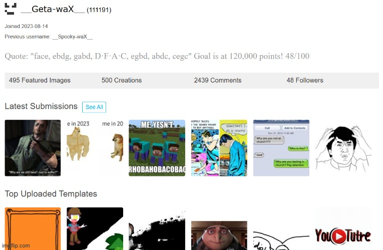 old getawax Blank Meme Template