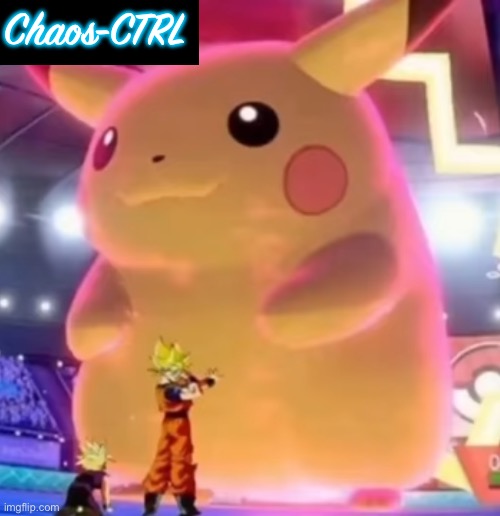 ChaosCTRL Pikachu Blank Meme Template