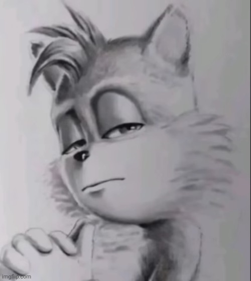 Questionable Tails look | image tagged in questionable tails look | made w/ Imgflip meme maker