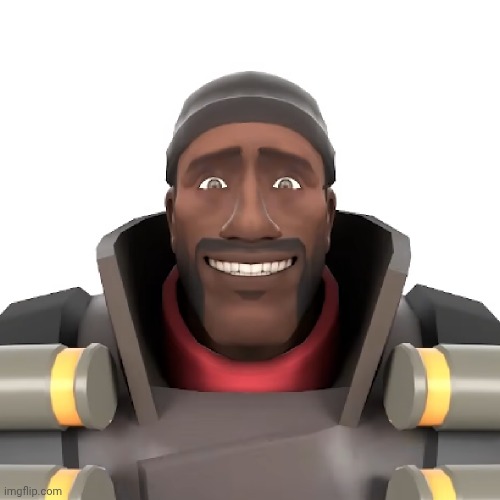 I love this template <3 | image tagged in cursed demoman | made w/ Imgflip meme maker