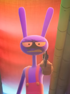 Jax with a gun Blank Meme Template