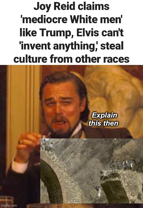 One culture built it. The other couldn’t repair it | Explain this then | image tagged in memes,laughing leo,politics lol | made w/ Imgflip meme maker