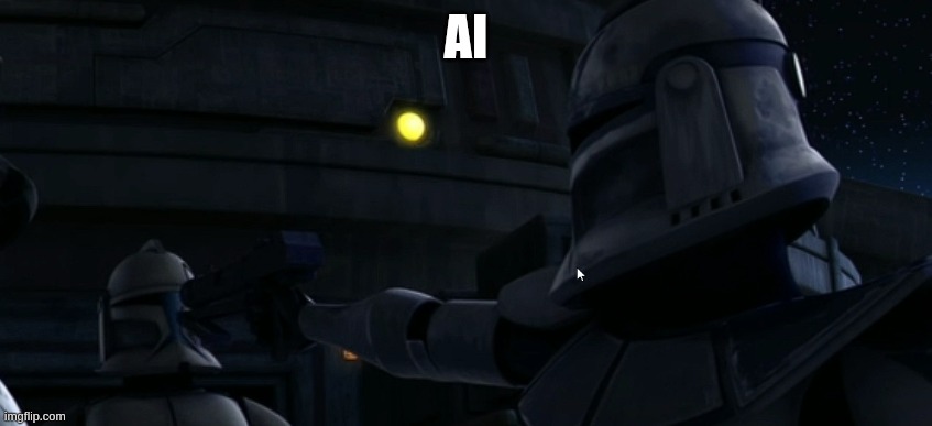 Clanker | AI | image tagged in clanker | made w/ Imgflip meme maker