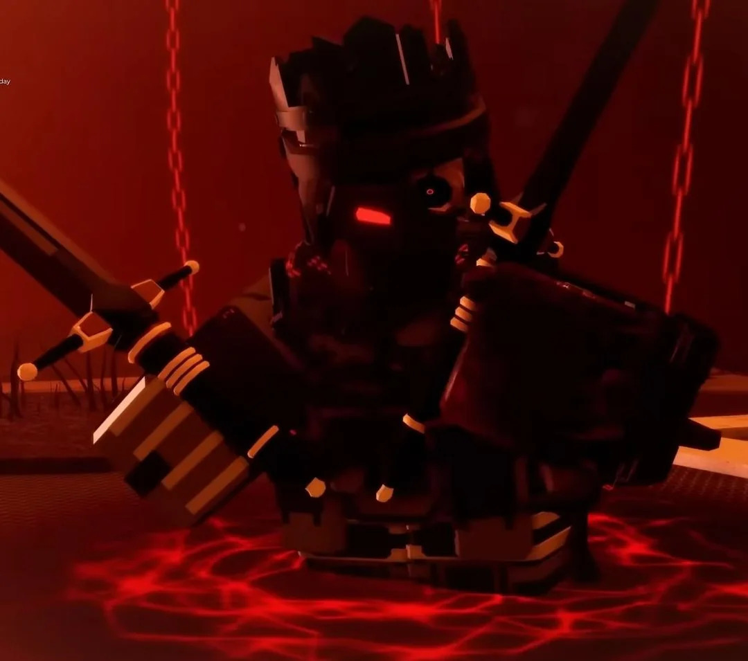 zealot void looking at deo volente swords Blank Meme Template