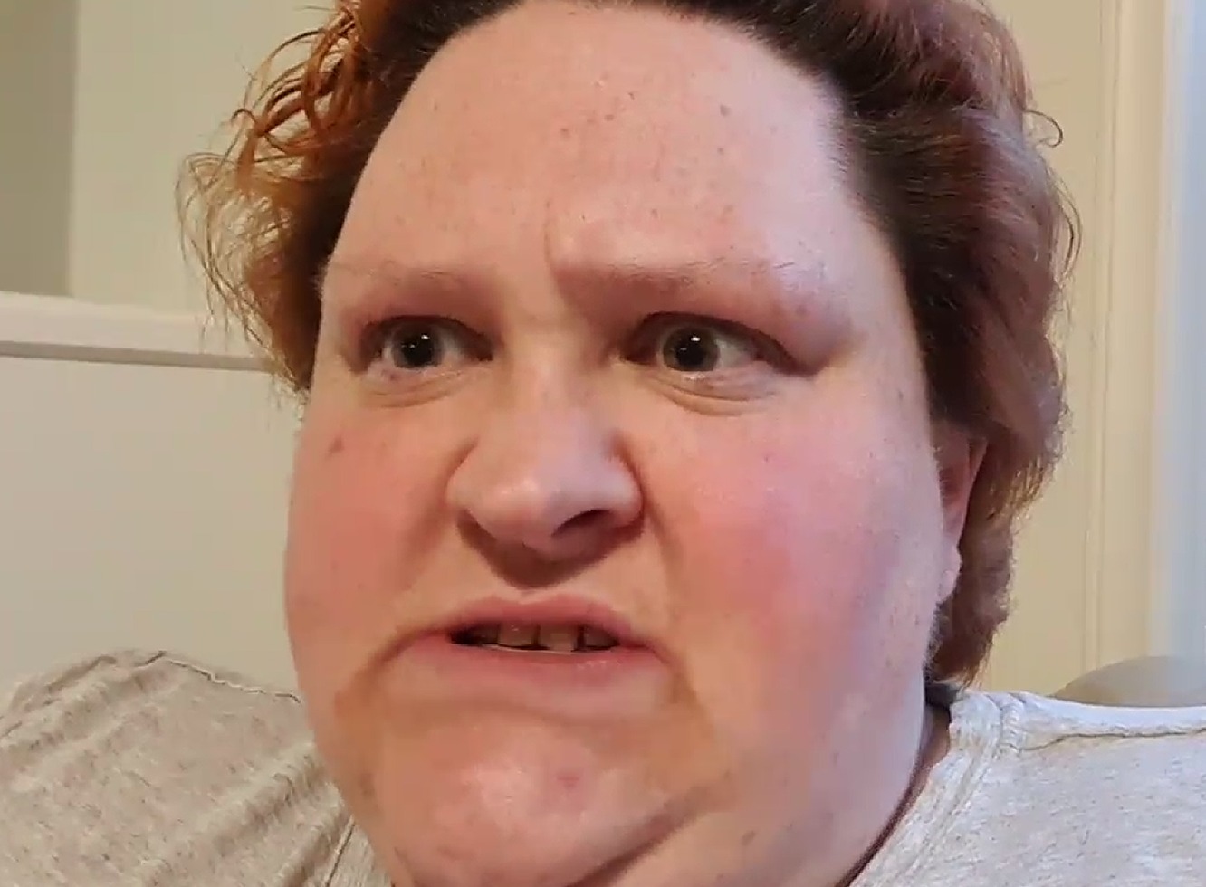 Frumpy grumpy fat woman Blank Meme Template