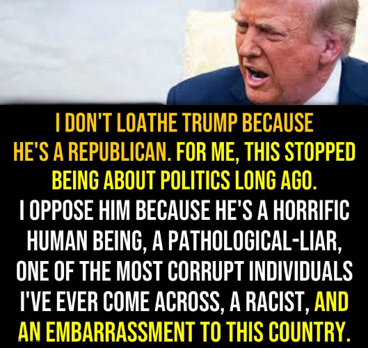 Reasons mot to like Trump | made w/ Imgflip meme maker