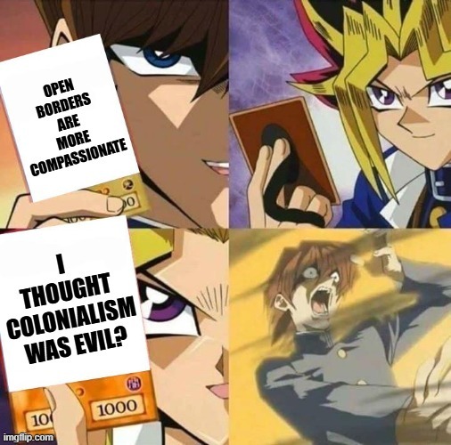 Make it make sense! | image tagged in yugioh card draw,liberal hypocrisy,leftists,democrats,hypocrisy | made w/ Imgflip meme maker