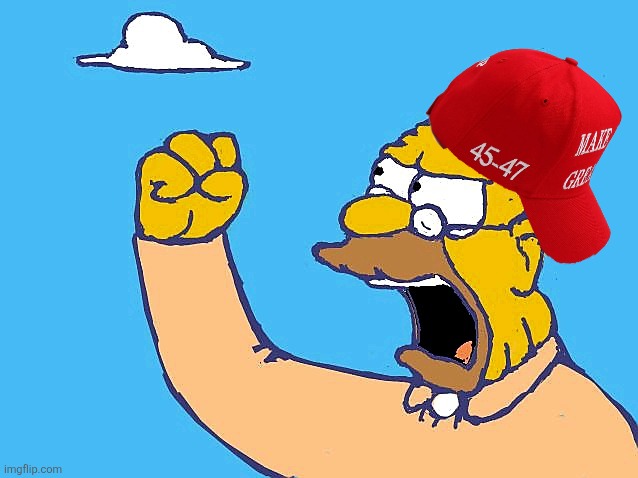 Grandpa Simpson Cloud | image tagged in grandpa simpson cloud | made w/ Imgflip meme maker