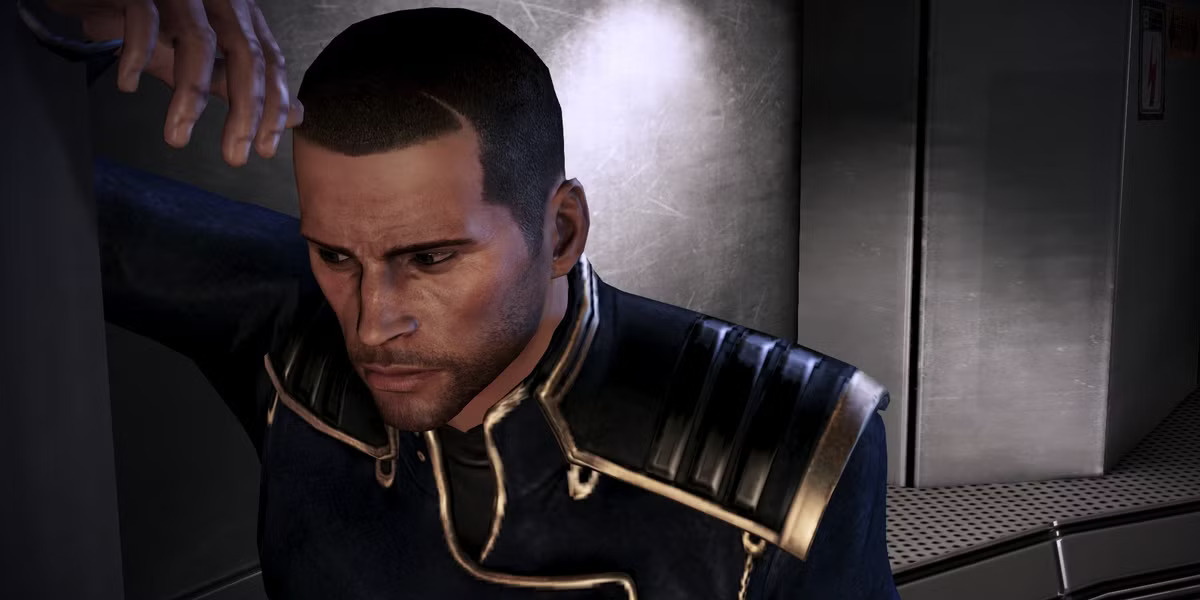 Sad Commander Shepard Blank Meme Template