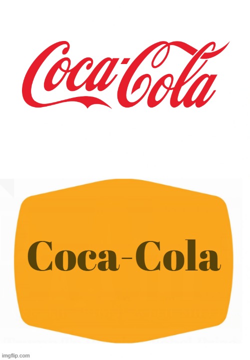 Introducing the New Logo! | Coca-Cola | image tagged in old new logos | made w/ Imgflip meme maker