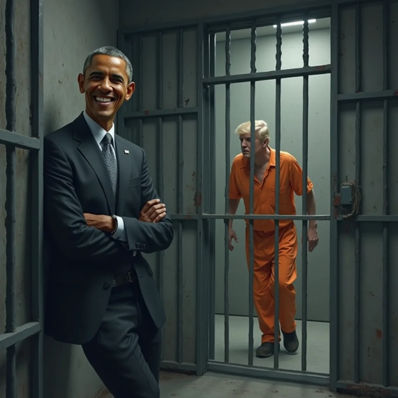 Obama still more popular than convicted felon Trump Blank Meme Template