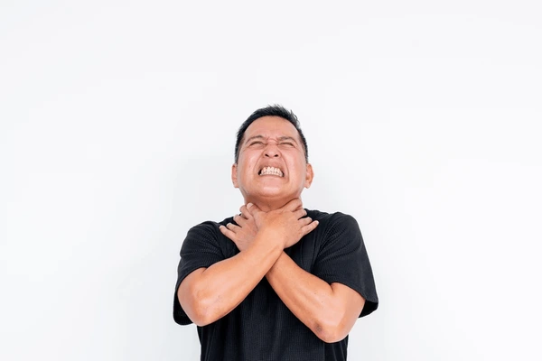 Choking Self Blank Meme Template