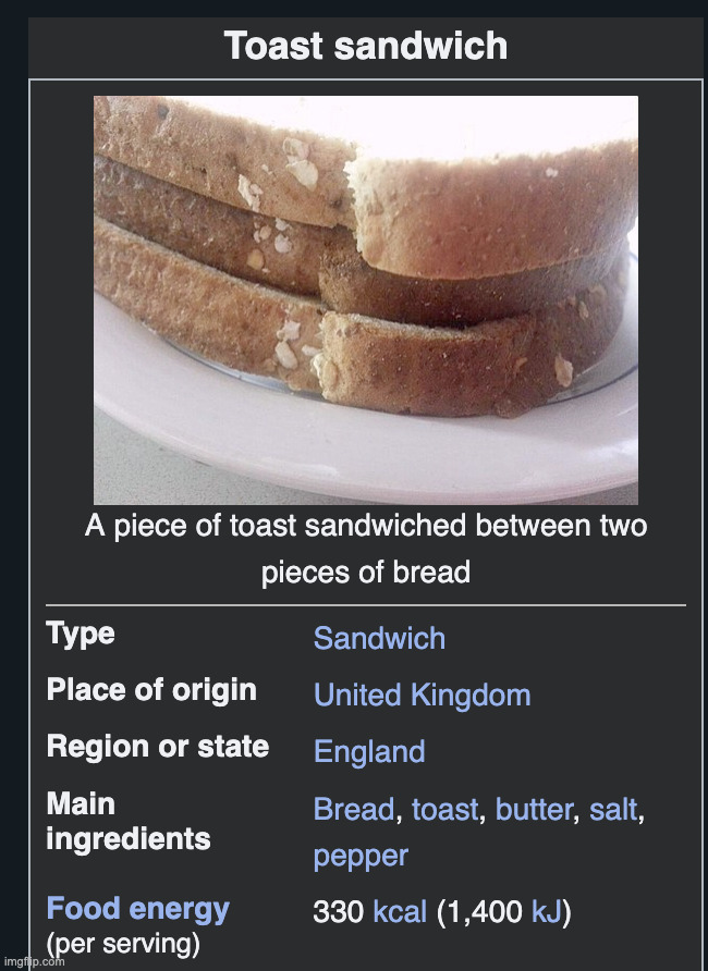 "British food isn't that bad" | made w/ Imgflip meme maker