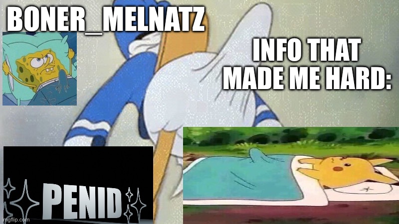 boner_melnatz announcement Blank Meme Template