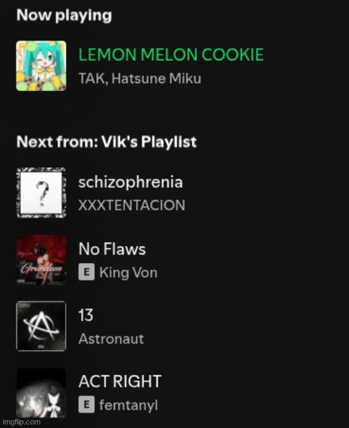 awesome music taste | made w/ Imgflip meme maker