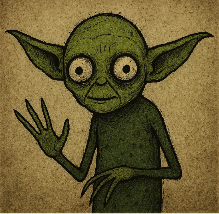 ugly yoda Blank Meme Template