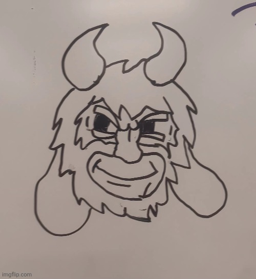 doodle I made in school on the whiteboard | made w/ Imgflip meme maker