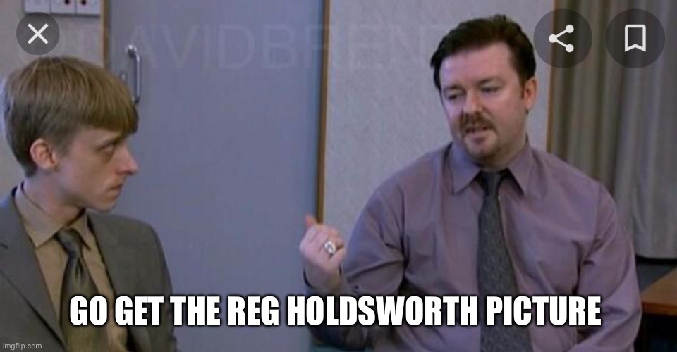 Go and get the guitar | GO GET THE REG HOLDSWORTH PICTURE | image tagged in go and get the guitar | made w/ Imgflip meme maker