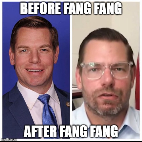 The Before and After Fang Fang | BEFORE FANG FANG; AFTER FANG FANG | image tagged in the before and after fang fang | made w/ Imgflip meme maker