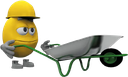High Quality Emoji With A Wheelbarrow Blank Meme Template