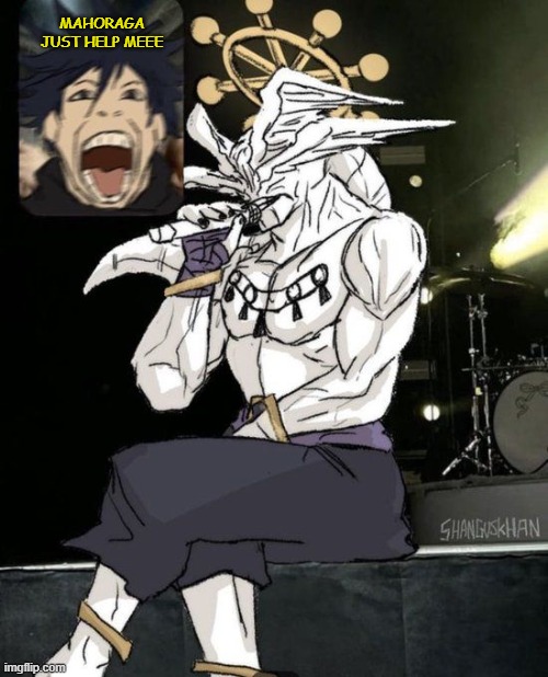 MAHORAGA JUST HELP MEEE | made w/ Imgflip meme maker