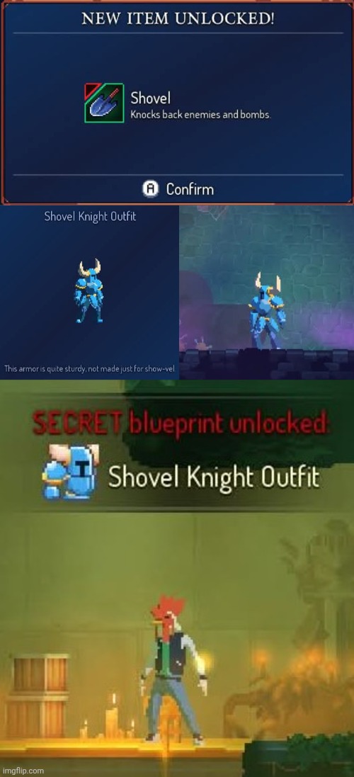 It's Shovel Knight time, mfs! | made w/ Imgflip meme maker