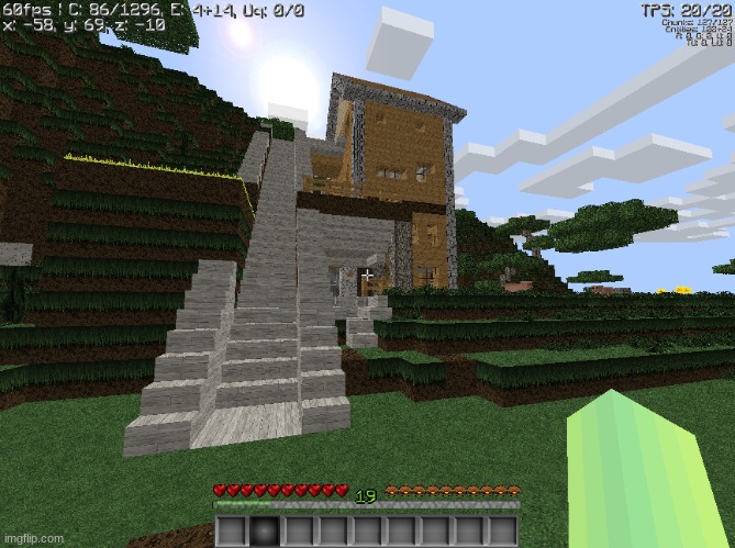 Rating my base out of 10 | image tagged in memes,minecraft,bases,ratings | made w/ Imgflip meme maker