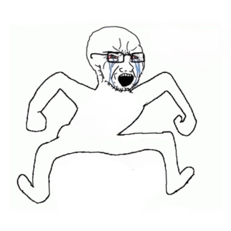 Mad Soyjack Blank Meme Template