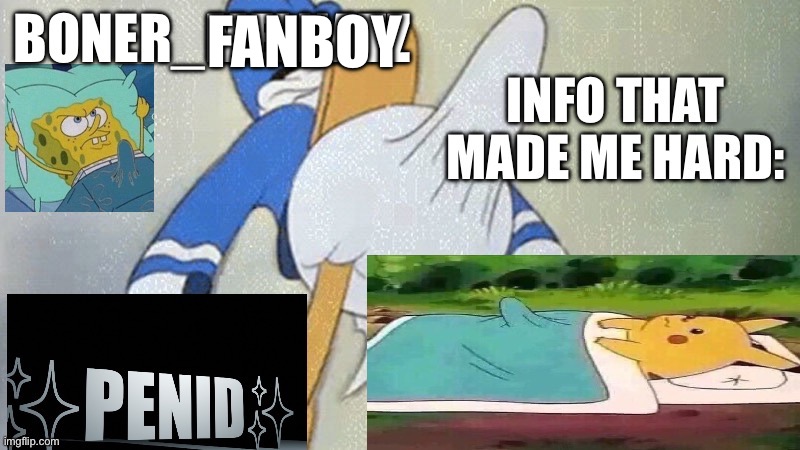 boner-fanboy annoucment Blank Meme Template