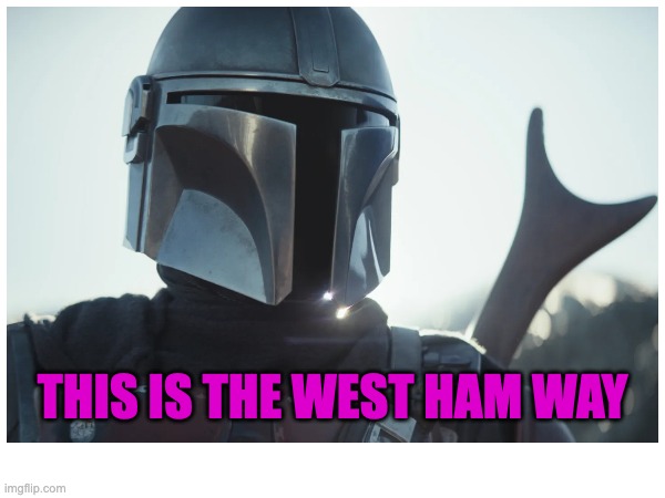 The West Ham Way | THIS IS THE WEST HAM WAY | image tagged in football meme,soccer,west ham,the west ham way | made w/ Imgflip meme maker