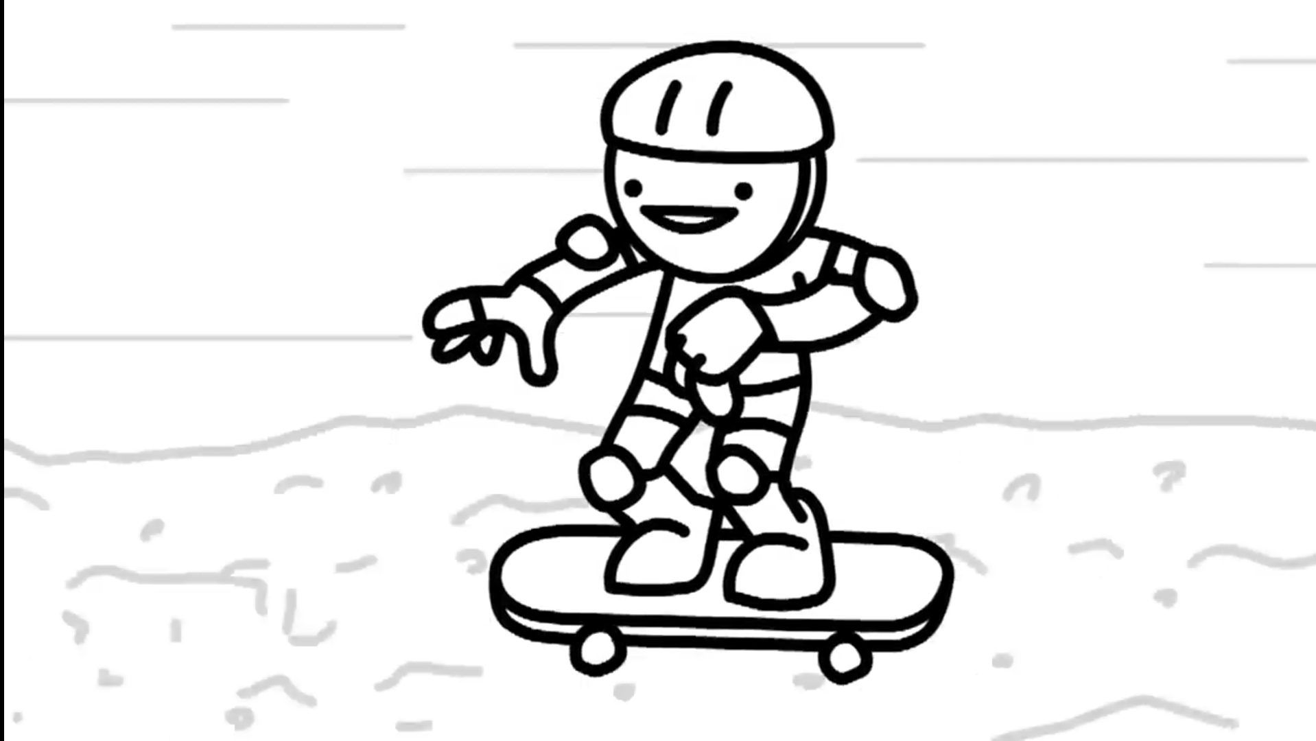 ASDFMovie Skater Kid Blank Meme Template