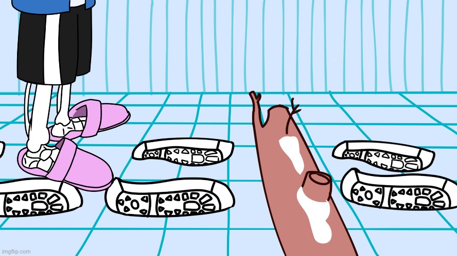 My first time doing anything like this, I think I cooked. Ima try to make this animatic in time for Undertale’s anniversary | image tagged in undertale,sans,snow,footsteps,animatic,10th anniversary | made w/ Imgflip meme maker