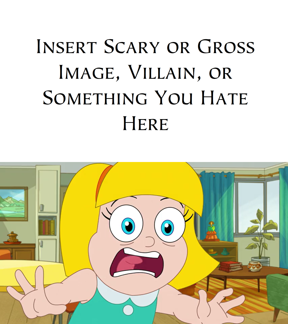 Gretel screaming at who (meme) Blank Meme Template