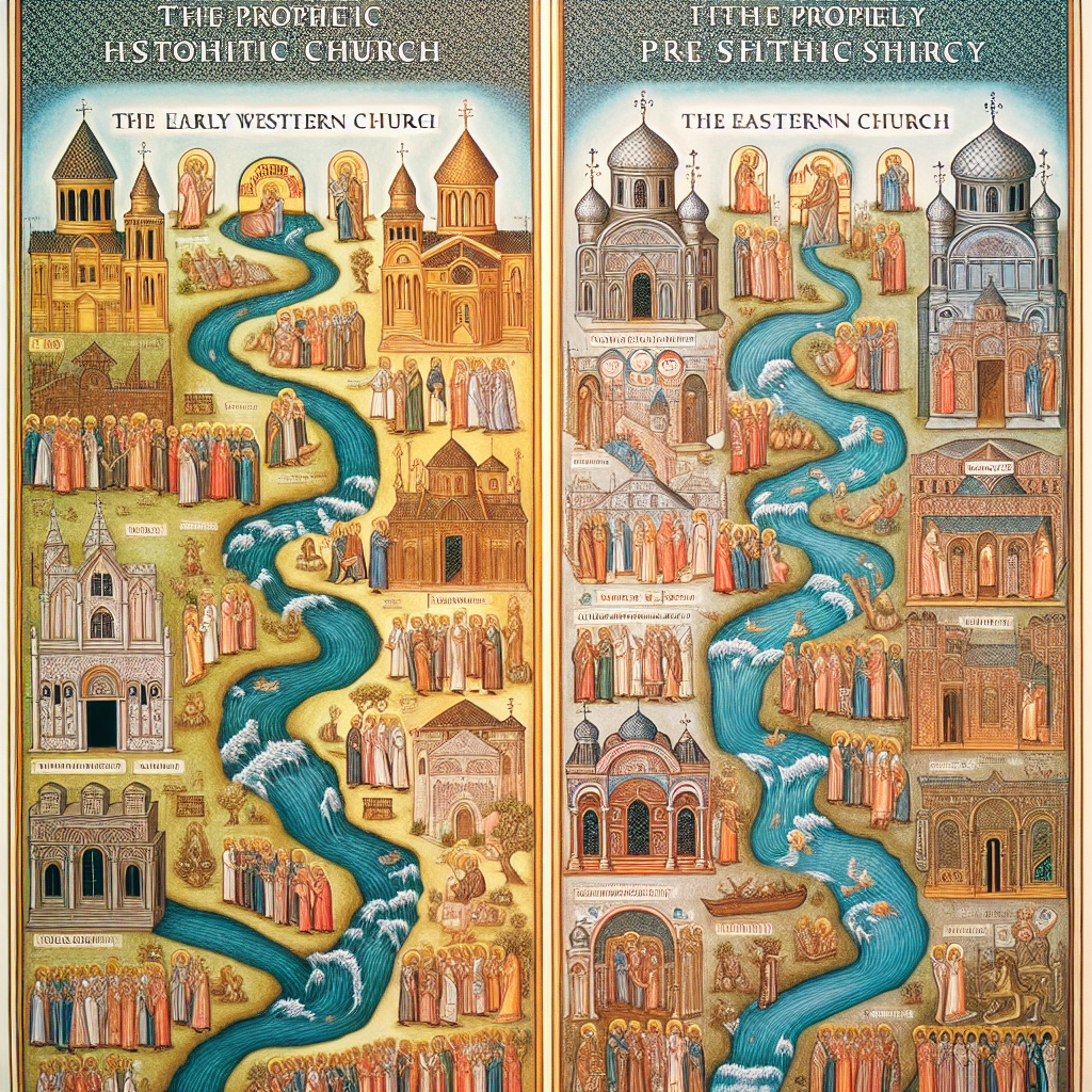 Rival or parallel prophetic streams, from early church history Blank Meme Template