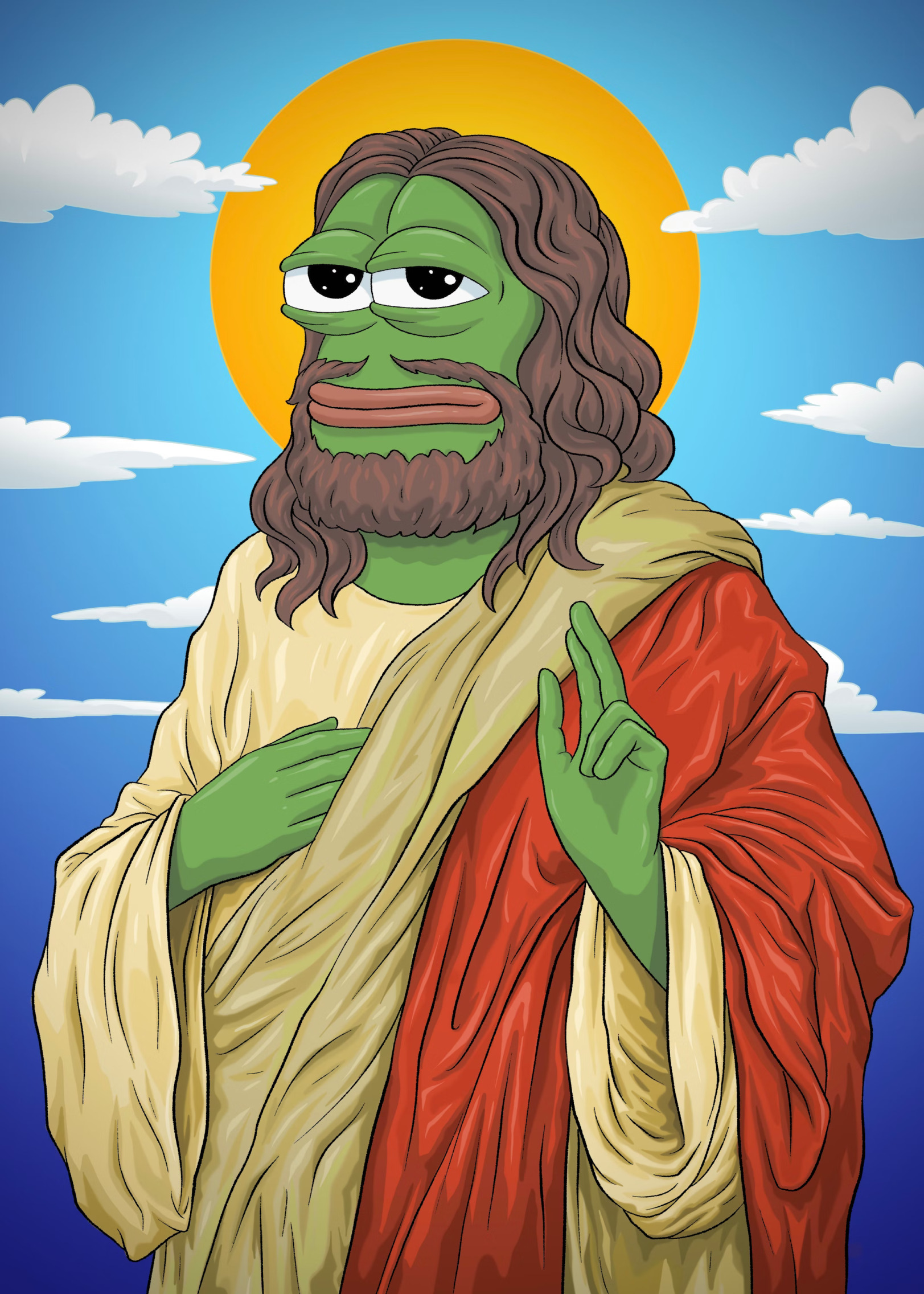IL Y UN DIEU, MAIS BEACOUP DES ANGES Blank Meme Template