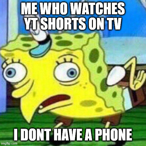 ME WHO WATCHES YT SHORTS ON TV I DONT HAVE A PHONE | image tagged in triggerpaul | made w/ Imgflip meme maker
