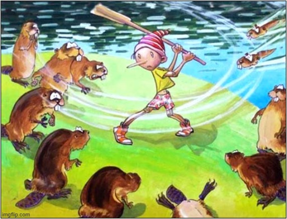 Pinnochio Having A Nightmare ! | image tagged in pinnochio,nightmare,beavers | made w/ Imgflip meme maker
