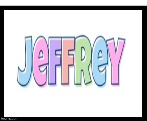 Jeffrey Blank Meme Template