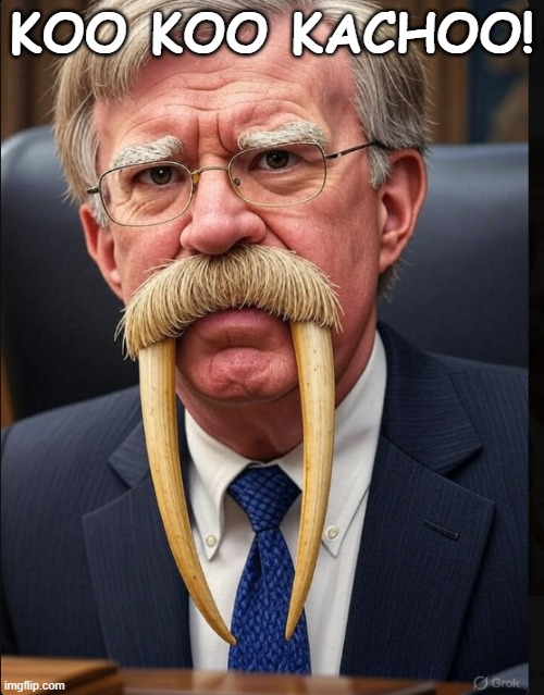 I am the Walrus | KOO KOO KACHOO! | image tagged in bolton,tusks | made w/ Imgflip meme maker
